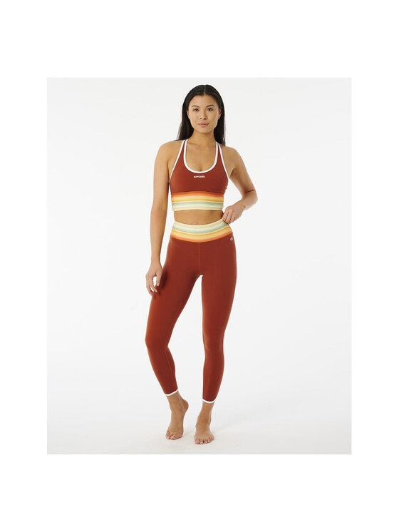 Rip Curl Rip Curl Top Mirage Trippin Tank Brązowy Regular Fit