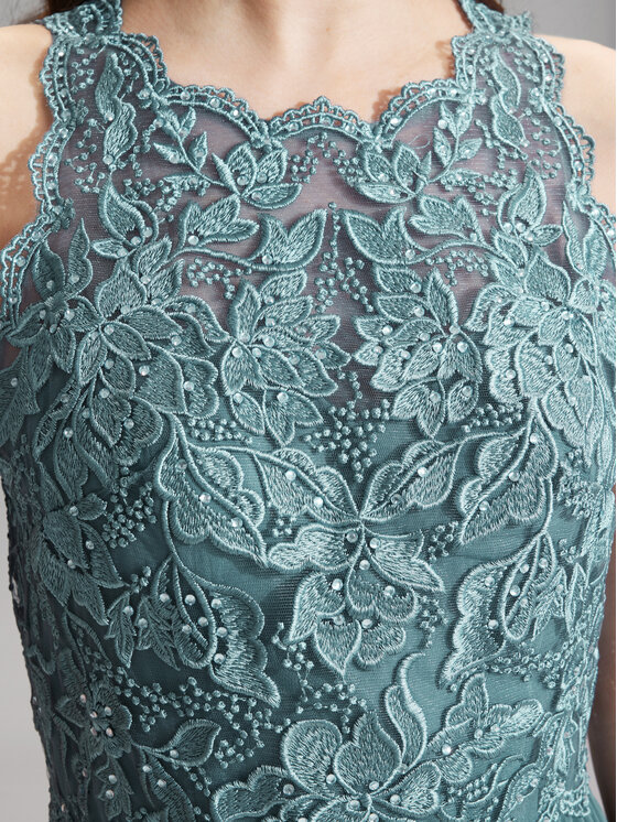 Hey Kyla Hey Kyla Večernja haljina 5AG046HK Zelena Regular Fit