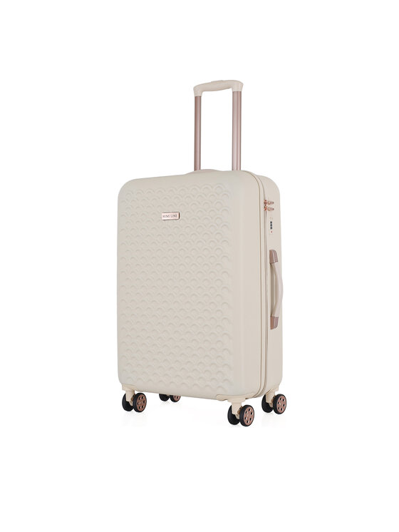 Semi Line Semi Line Valigia media T5791-2 Écru