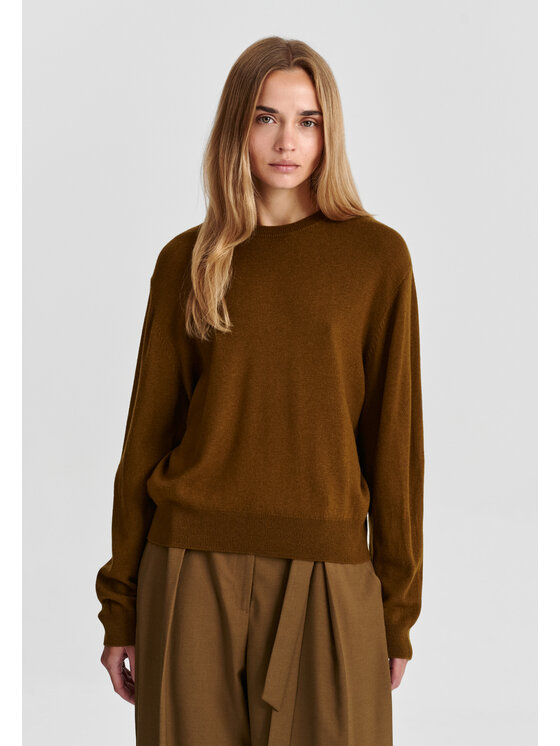 TATUUM TATUUM Sweter MARO Khaki Classic Fit