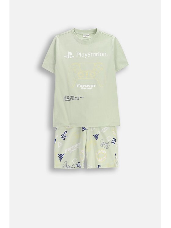 Piżama Coccodrillo, Rozmiar 116/122, Zielona, WC6448204LBD-011