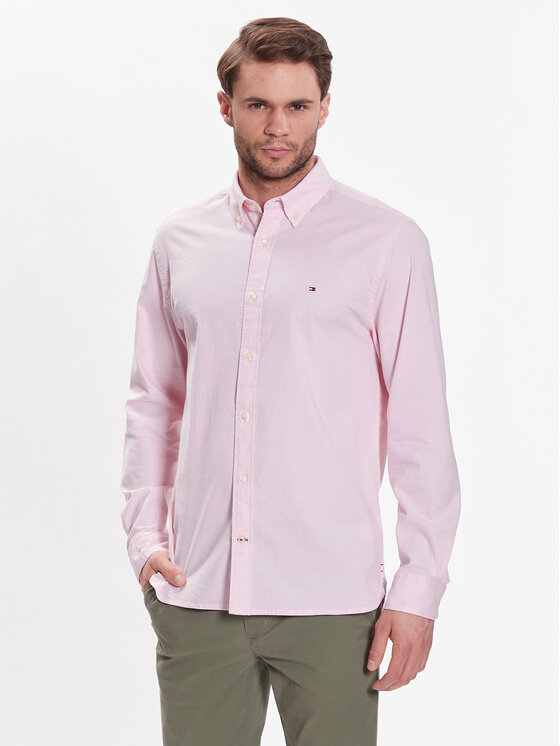 Tommy Hilfiger Camicia 1985 MW0MW29968 Rosa Regular Fit, taglia : XXL