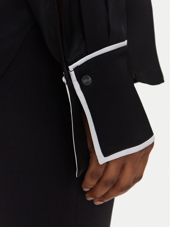 KARL LAGERFELD KARL LAGERFELD Cămașă A3W11012 Negru Regular Fit