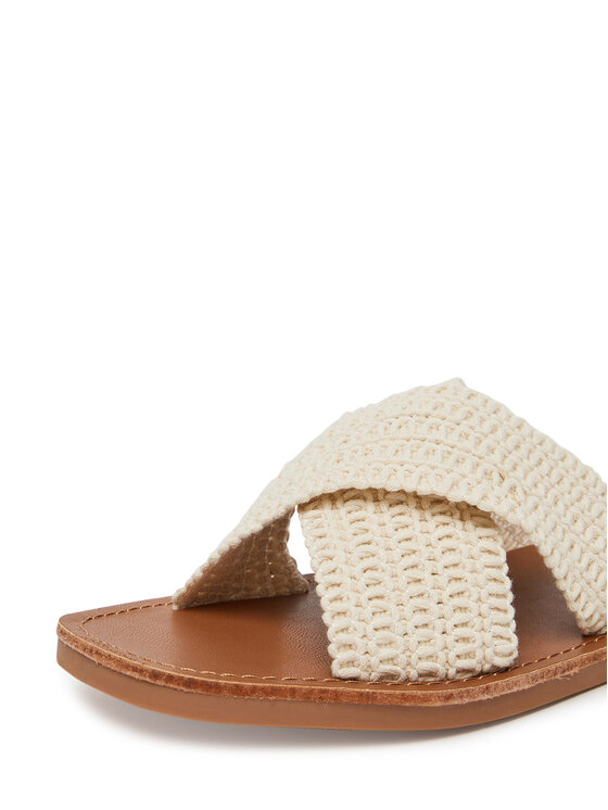 DeeZee DeeZee Pantoletten E4736-1 Beige