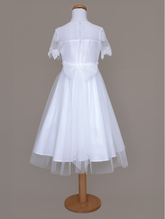 SLY SLY Sukienka 5SM-01A Biały Comfortable Fit