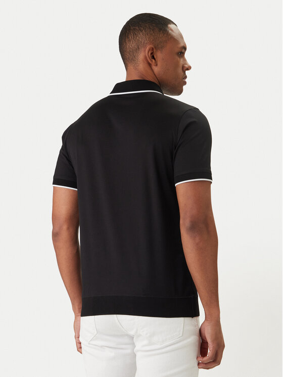 KARL LAGERFELD KARL LAGERFELD Поло 745080 562200 Чорний Regular Fit