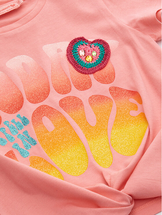 Original Marines Original Marines T-särk DDP3197F Roosa Regular Fit