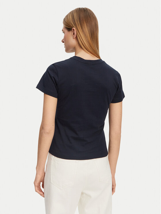 Guess Guess Marškinėliai V5GI03 I3Z14 Tamsiai mėlyna Regular Fit
