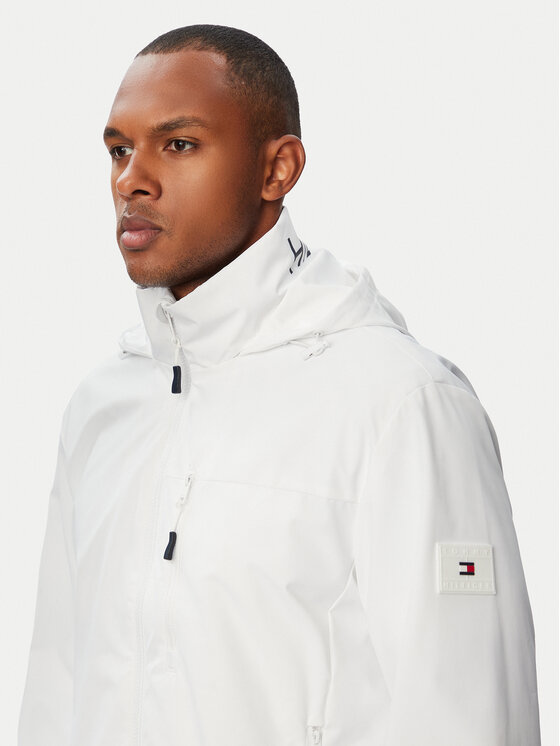 Tommy Hilfiger Tommy Hilfiger Преходно яке MW0MW44299 Бял Regular Fit