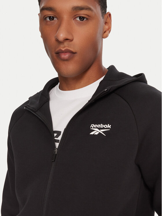 Reebok Reebok Bluza RK25148CCM Czarny Regular Fit