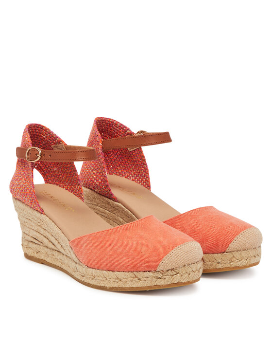 Genuins Genuins Espadrillid Carina Canvas G106387 Oranž