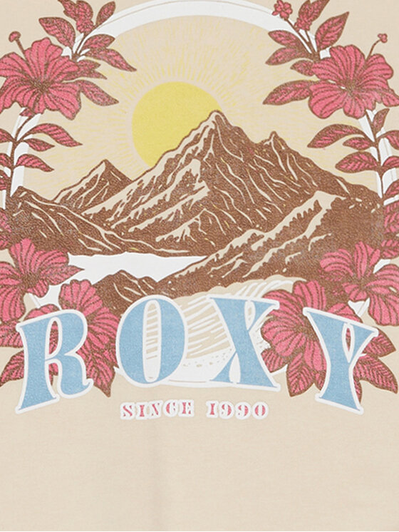 Roxy Roxy Bluza Morning Hike Brushed ERGFT04027 Beżowy Regular Fit