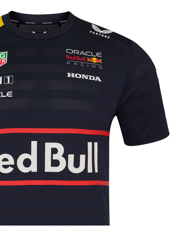 Red Bull Racing Red Bull Racing T-Shirt Team 2025 Granatowy Regular Fit