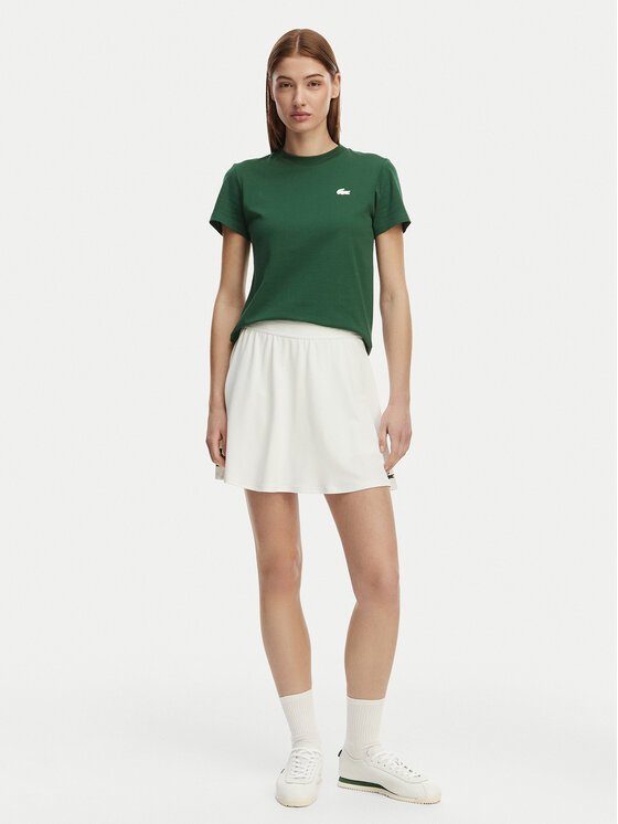 Lacoste Lacoste Тишърт TF9246 Зелен Slim Fit