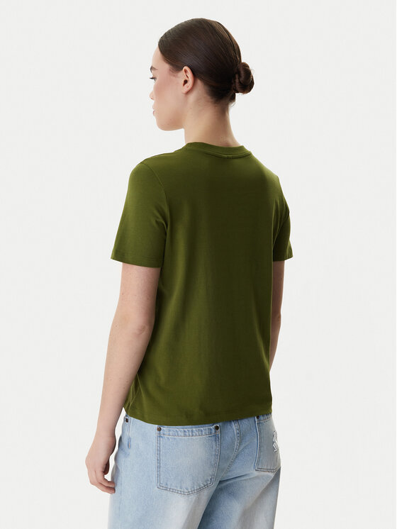 Vero Moda Vero Moda T-shirt Paulina 10316991 Zelena Regular Fit