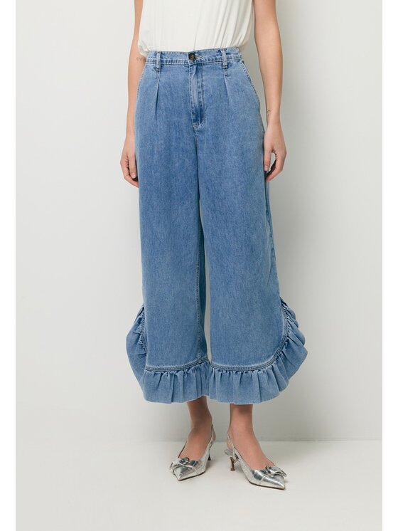 BIZUU BIZUU Jeansy NELLA Modrá Standard Fit