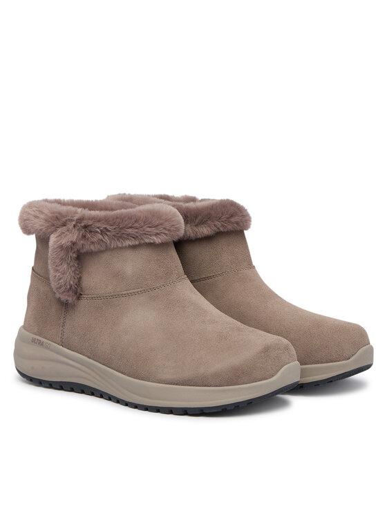 Skechers Skechers Lumesaapad Waterproof Relaxed Fit: On-The-GO Stellar - Cozy Step 144745/DKTP Tumepruun