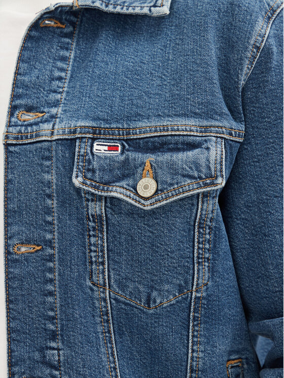 Tommy Jeans Tommy Jeans Kurtka jeansowa Ryan DM0DM21047 Niebieski Regular Fit