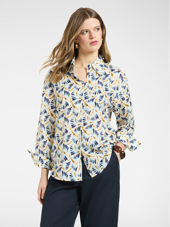 Elena Mirò Elena Mirò Camicia 5015P000324N041 Bianco Regular Fit