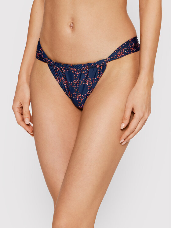 Guess Guess Spodnji del bikini E2GO18 MC04R Mornarsko modra