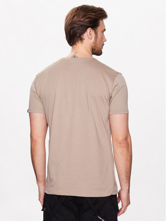 Alpha Industries Alpha Industries T-Shirt Basic 100501 Béžová Regular Fit
