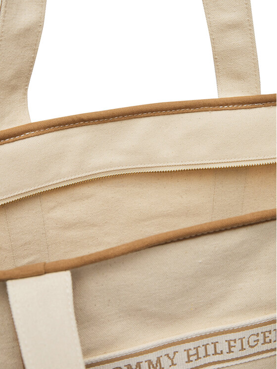 Tommy Hilfiger Tommy Hilfiger Сумка Th Summer Canvas Tote AW0AW17421 Бежевий