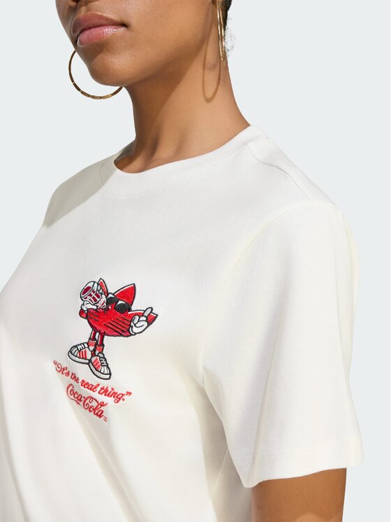 adidas adidas T-Shirt 165630 Biały Regular Fit