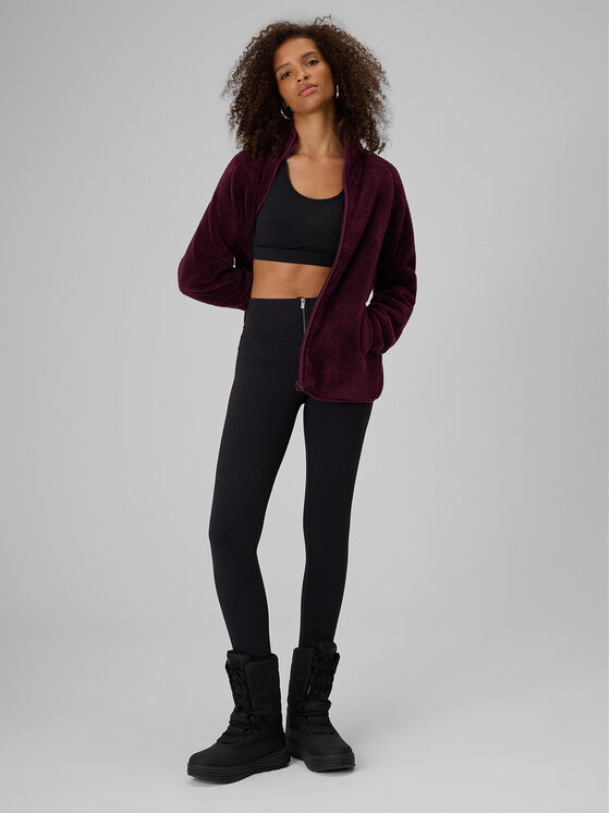 4F 4F Polar SKI UNDERWEAR Fioletowy Loose Fit