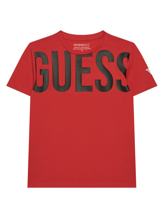 Guess Guess Tričko L6GI26 J1314 Červená Regular Fit
