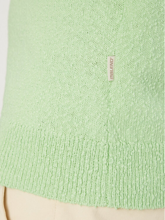 Blend Blend Sweter 20717701 Zielony Regular Fit