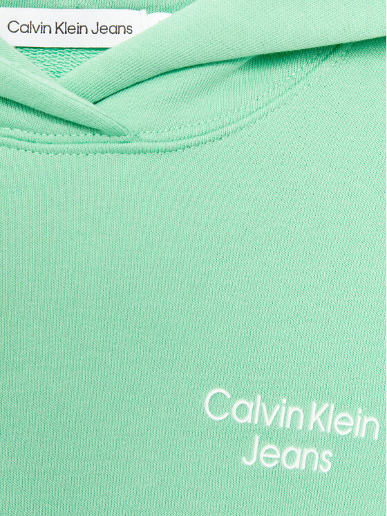 Calvin Klein Jeans Calvin Klein Jeans Jopa Stack Logo IB0IB01293 Zelena Regular Fit