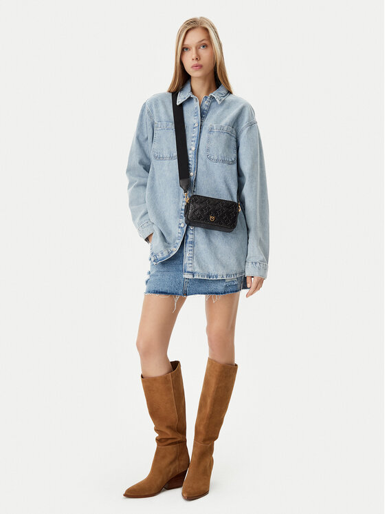 PINKO PINKO Torebka Camera Bag Mini PE 25 PLTT 104292 A1YB Czarny