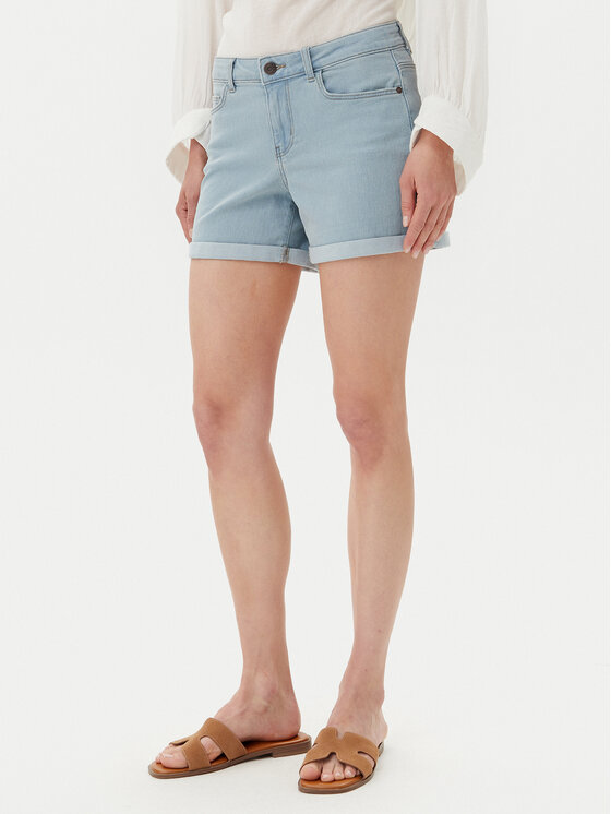 Noisy May Noisy May Džinsiniai šortai Debby 27032491 Mėlyna Slim Fit