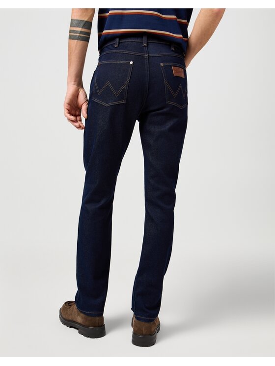 Wrangler Wrangler Jeansy Larston 112362459 Granatowy Slim Fit