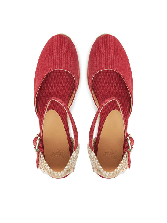 Castañer Castañer Espadrile Carol/6/002 021655 Rdeča