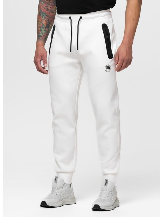 PITBULL PITBULL Spodnie dresowe DOGWOOD Biały Regular Fit