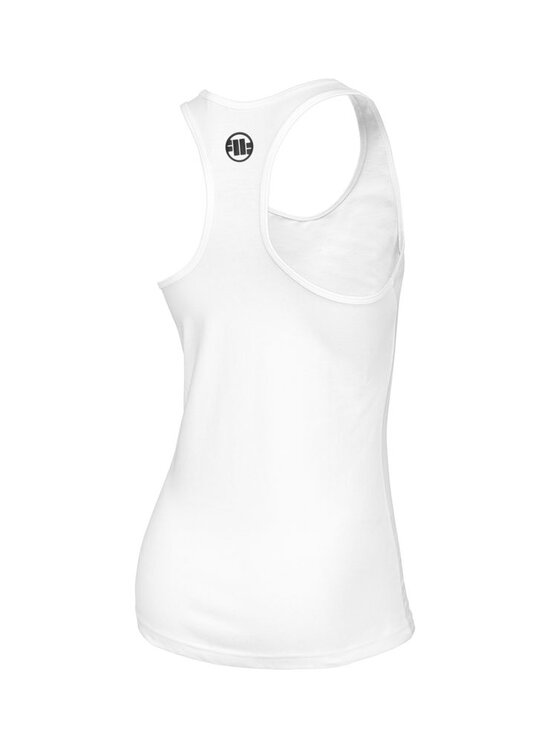PITBULL PITBULL Top Slim Fit Pretty Biały Regular Fit