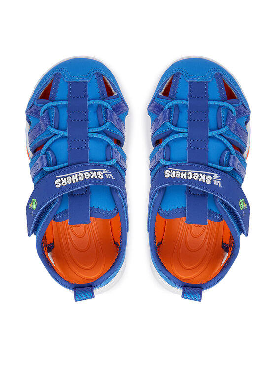 Skechers Skechers Sandále Infants' Play Scene Splash 407041N/LTBL Modrá