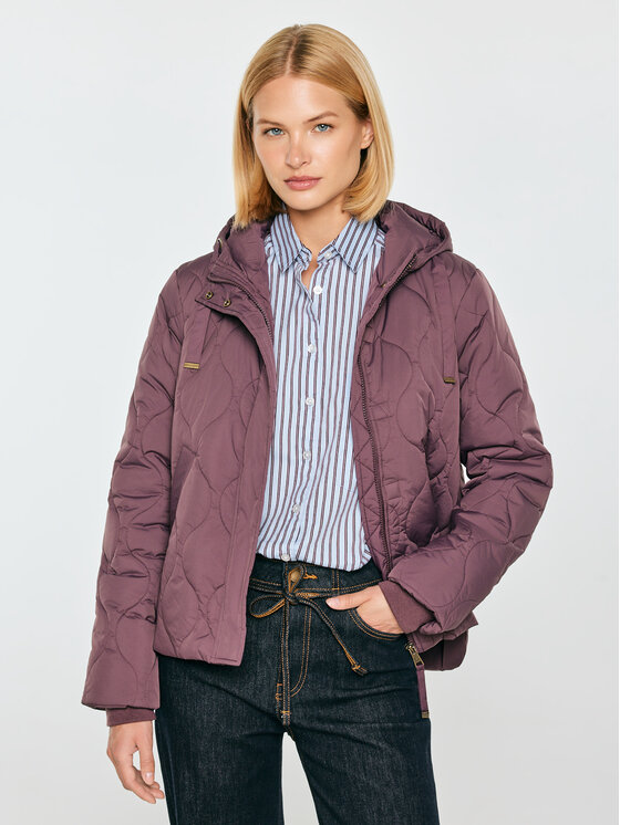 BIG STAR BIG STAR Kurtka zimowa WINTERA Bordowy Basic Fit