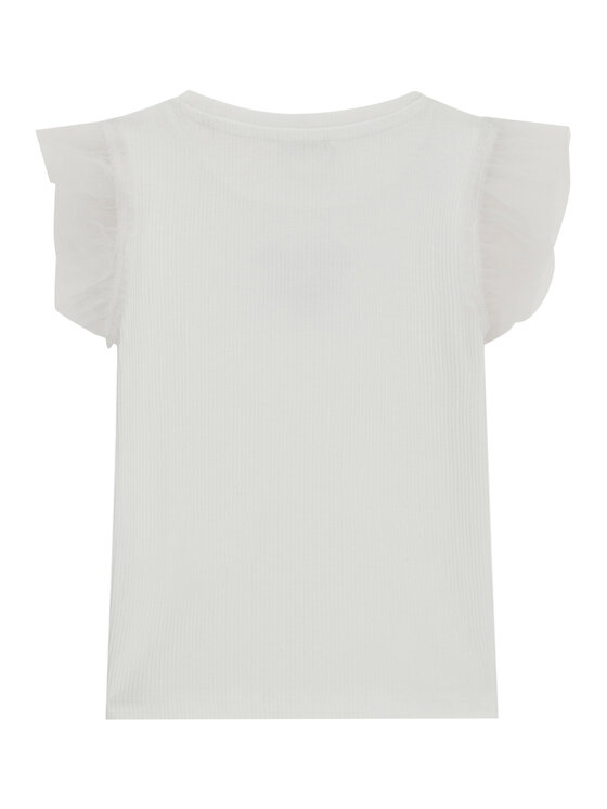 Guess Guess T-Shirt K6RI12 KCU20 Bílá Regular Fit