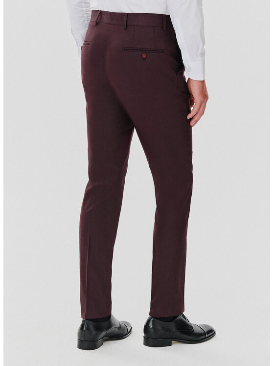 Pako Lorente Pako Lorente Marynarka P24WP-6G-008 Bordowy Super Slim Fit