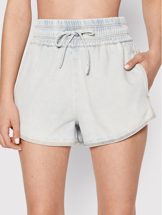 Pantaloncini di jeans Ouaga AQ202 Blu Regular Fit