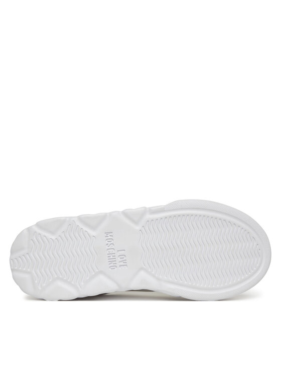 LOVE MOSCHINO LOVE MOSCHINO Sneakersy JA15064G1MIA610A Biały