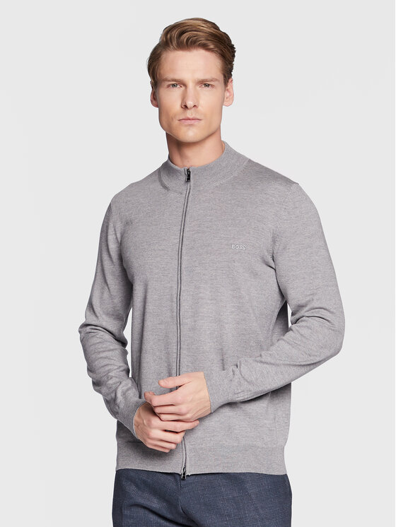 Cardigan Balonso-L 50476347 Grigio Regular Fit