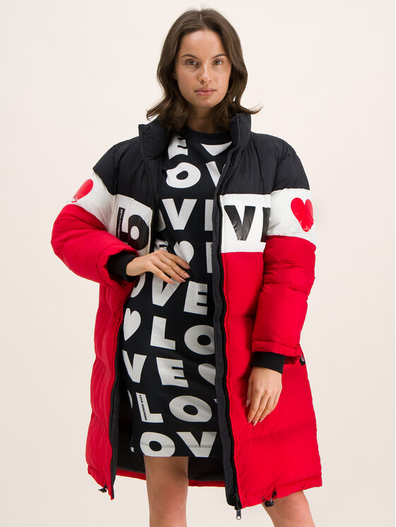 LOVE MOSCHINO Pūkinė striukė WK47401T 9864 Spalvota Regular Fit • Modivo.lt