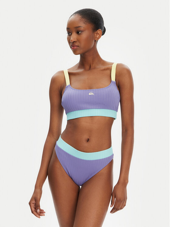 Quiksilver Quiksilver Góra od bikini Bra Top EQWX303134 Niebieski