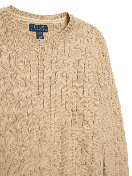 Polo Ralph Lauren Polo Ralph Lauren Πουλόβερ 323702674513 Ανοιχτό μπεζ Regular Fit