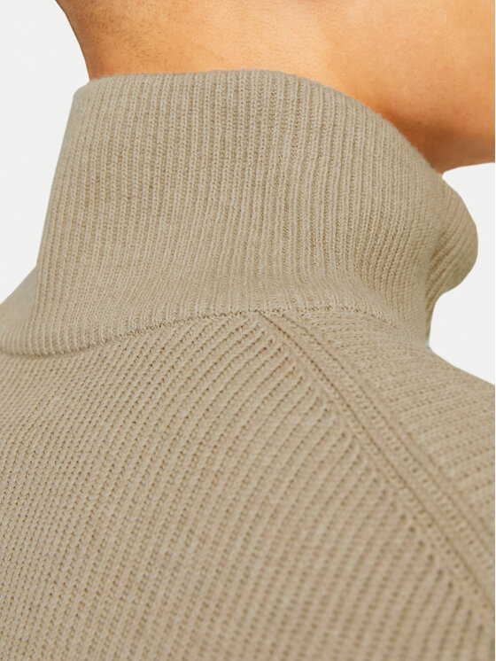 Jack & Jones Jack & Jones Sweter Perfect 12257773 Beżowy Regular Fit