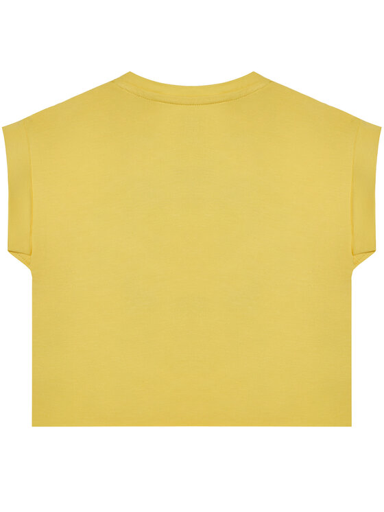 T-shirt K1GI03 K6YW1 Giallo Regular Fit