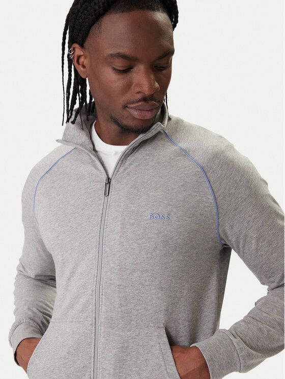 BOSS BOSS Mikina Mix&Match 50515307 Sivá Regular Fit